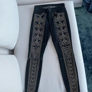 Vintage 7 for all mandkind embellished denim